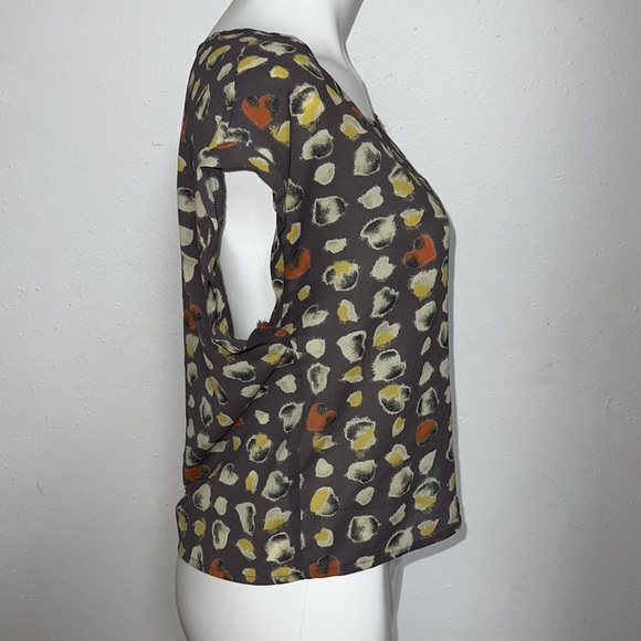 Chloe K Polka Dot Top Sz S - Picture 3 of 5